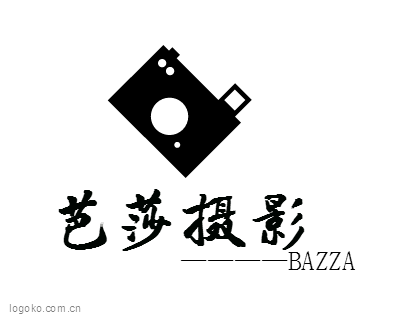 芭莎摄影logo设计