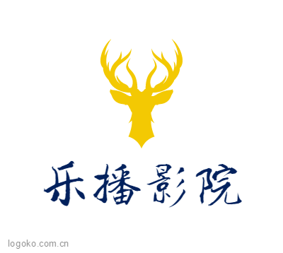 乐播影院logo设计