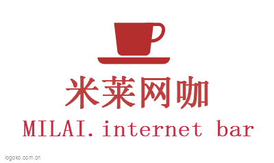 米莱网咖logo设计