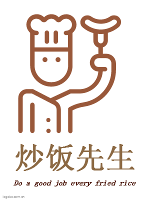 炒饭先生logo设计