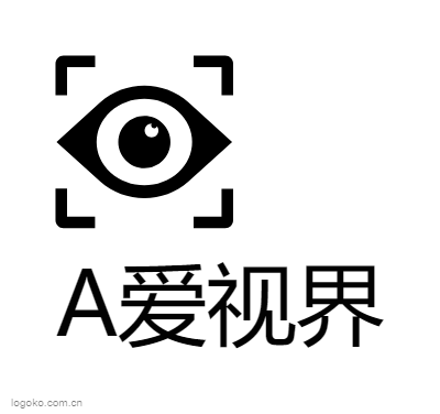 A爱视界logo设计