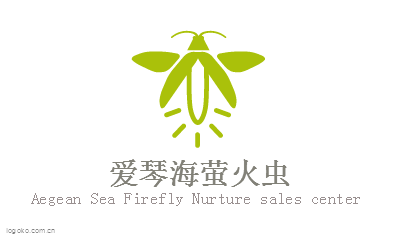 爱琴海萤火虫logo设计