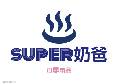 super奶爸logo设计