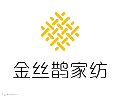 金丝鹊家纺logo设计