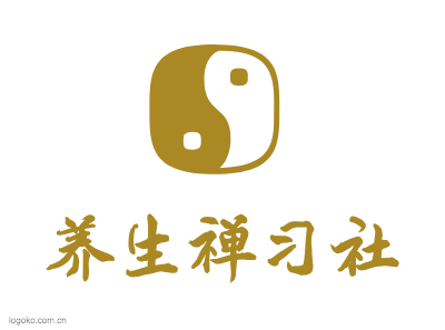 养生禅习社logo设计