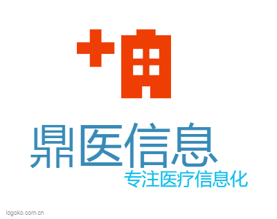 鼎医信息logo设计