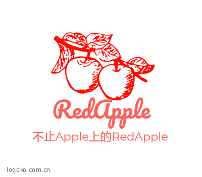 RedApplelogo设计