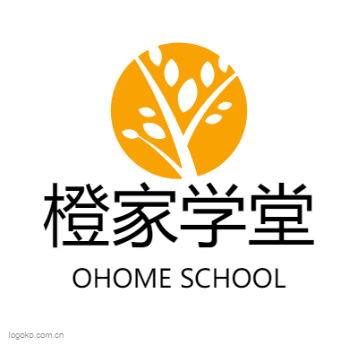 橙家学堂logo设计
