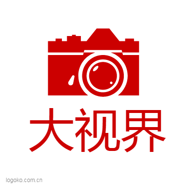 大视界logo设计