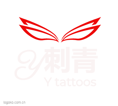 Y刺青logo设计