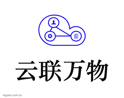 云联万物logo设计