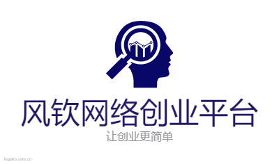 风钦网络创业平台logo设计