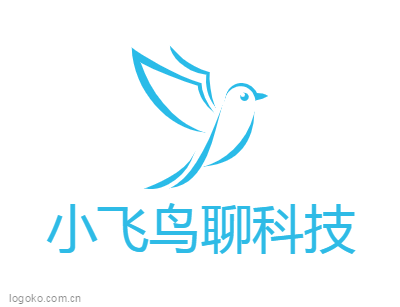 小飞鸟聊科技logo设计