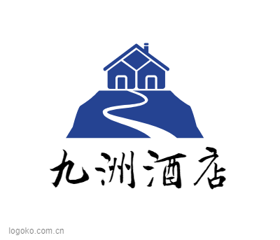 九洲酒店logo设计