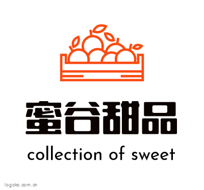 蜜谷甜品logo设计