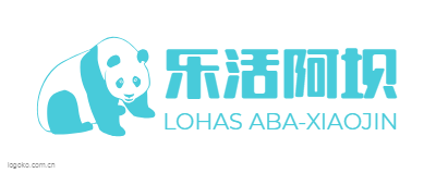 乐活阿坝logo设计