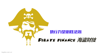 Pirate finance 海盗财技logo设计