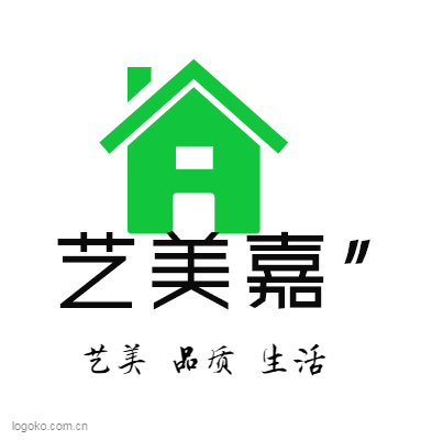艺美嘉”logo设计