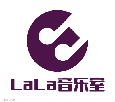 LaLa音乐室logo设计