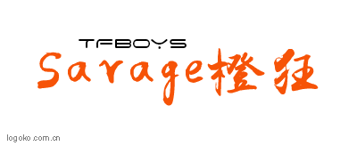 Savage橙狂logo设计