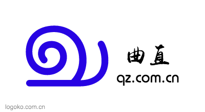 曲直logo设计