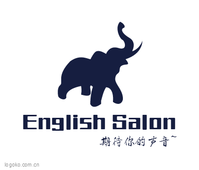 English Salonlogo设计