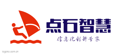 点石智慧logo设计