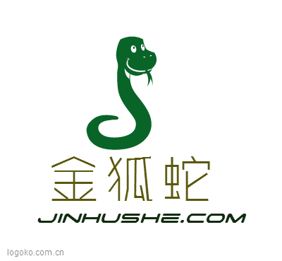 金狐蛇logo设计