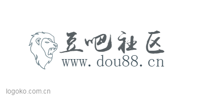 豆吧社区logo设计
