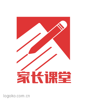 家长课堂logo设计