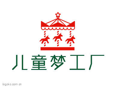 儿童梦工厂logo设计