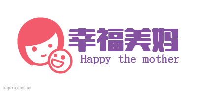幸福美妈logo设计