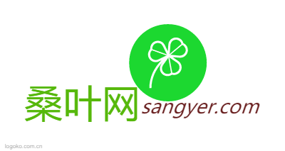 桑叶网logo设计