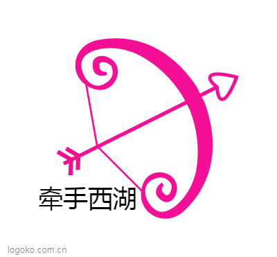 牵手西湖logo设计