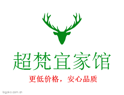 超梵宜家馆logo设计