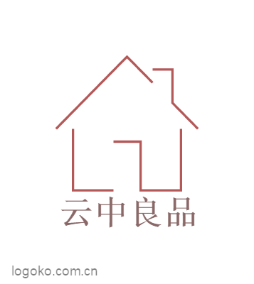 云中良品logo设计