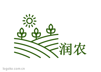 润农logo设计