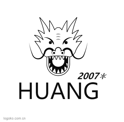 HUANGlogo设计