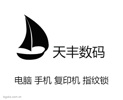 天丰数码logo设计