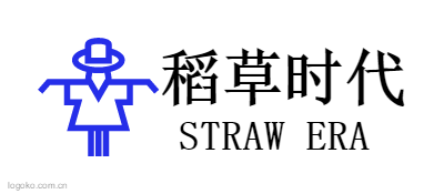 稻草时代logo设计