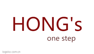 HONG'slogo设计