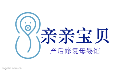 亲亲宝贝logo设计