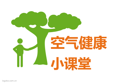空气健康logo设计