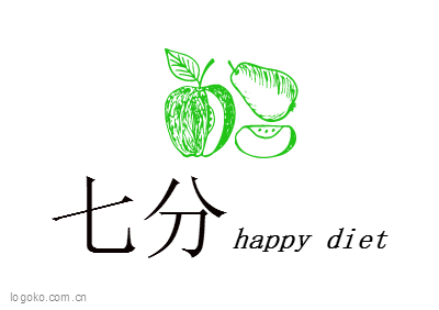 七分logo设计