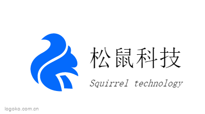 松鼠科技logo设计