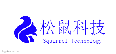 松鼠科技logo设计