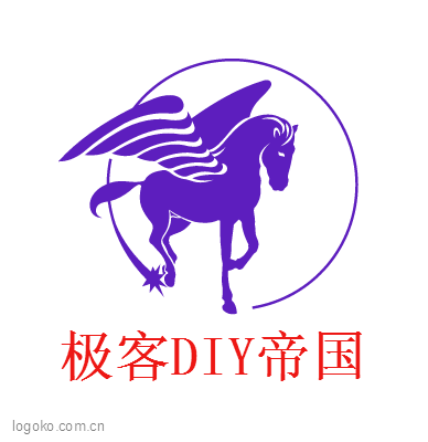 极客DIY帝国logo设计