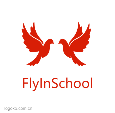 FlyInSchoollogo设计