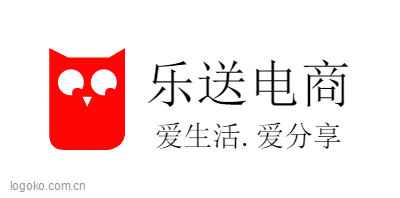 乐送电商logo设计