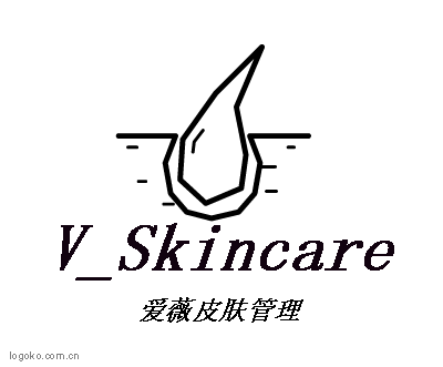 V_Skincarelogo设计